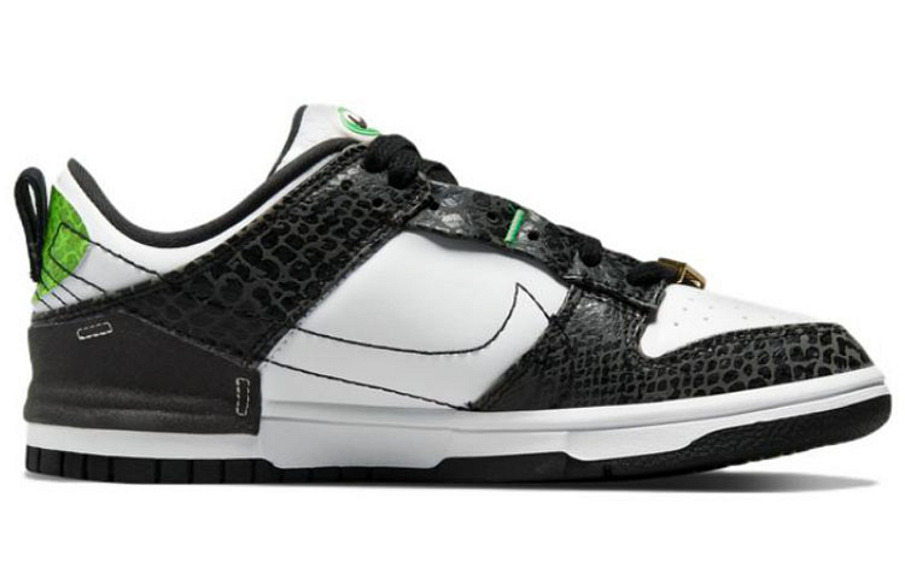 Фото № 2 с приближением к товару «‎Nike Dunk Low Disrupt 2 Skate Shoes BlackWhiteGreen»