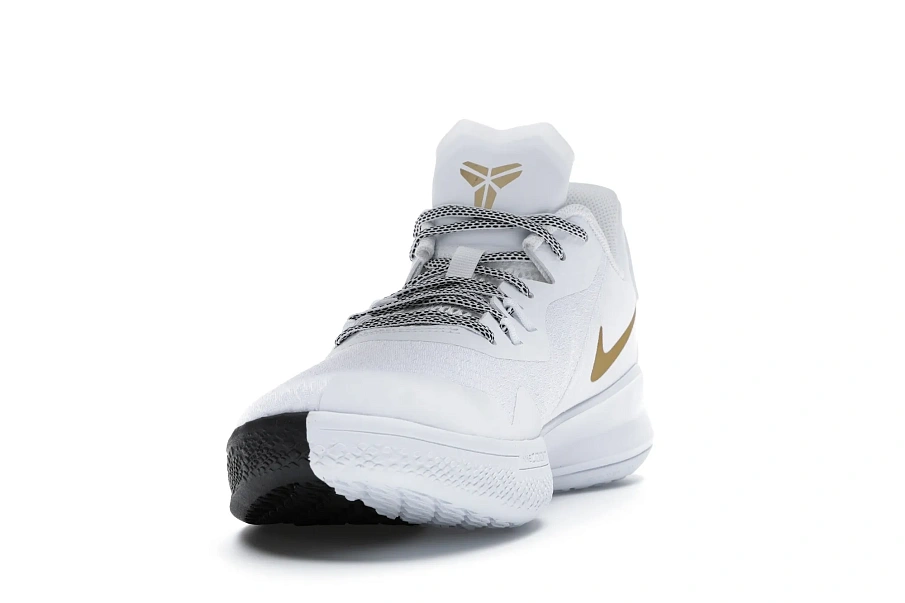 Фото № 3 с приближением к товару «‎Nike Mamba Fury White Metallic Gold»