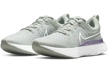 Nike React Infinity Run FK 2 Wmns Shoes SilverPurpleGreen - 5