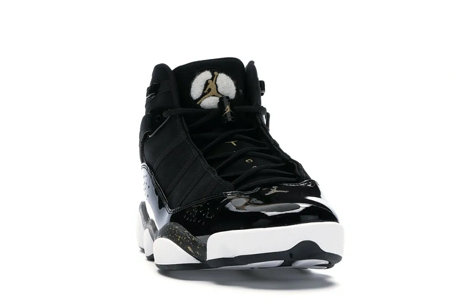 Фото № 4 с приближением к товару «‎Jordan 6 Rings Black Metallic Gold White»