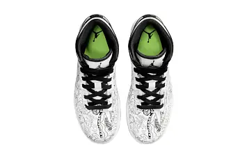 Nike Air Jordan 1 Mid SE GS Basketball Shoes DIY - 5