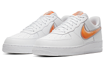 Фото № 3 с приближением к товару «‎Nike Air Force 1 Low Oversized Swoosh White Orange Peel»