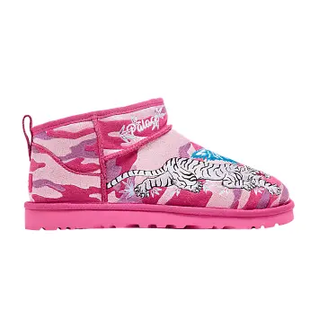 Palace x UGG Classic Ultra Mini Boot Pink Camo - 1