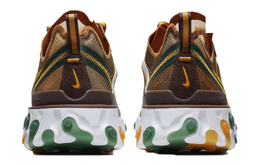 Фото № 4 с приближением к товару «‎ Nike React Elements Running shoes Orange Peel»