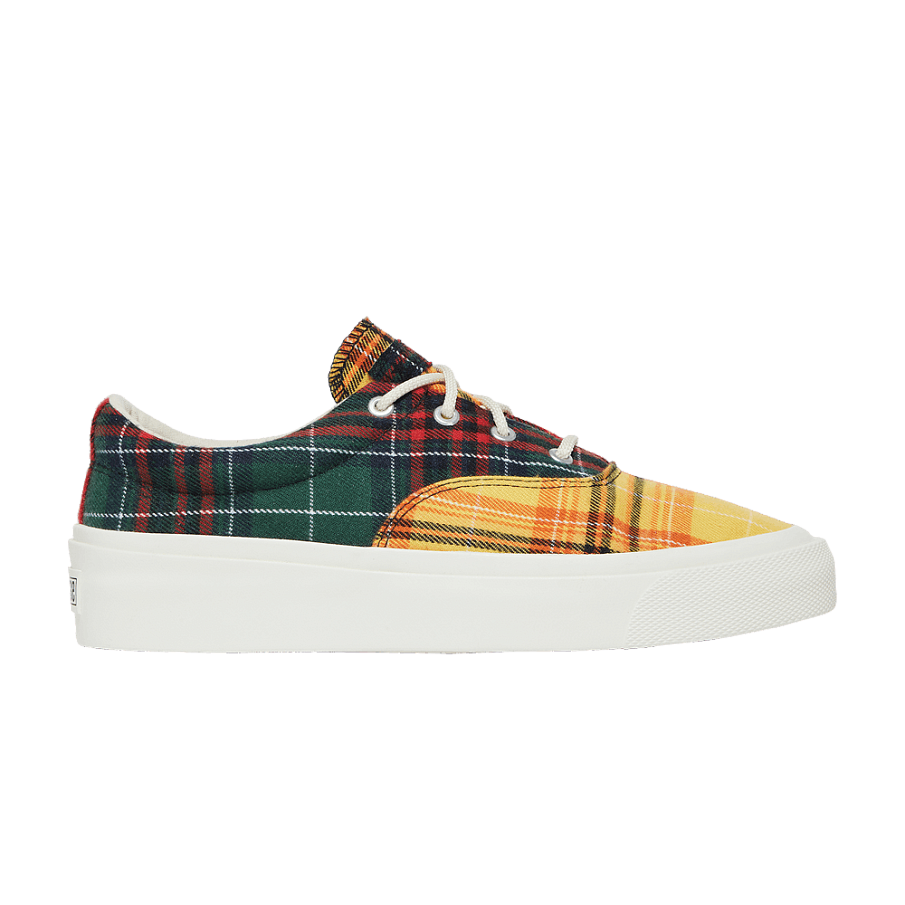 Фото № 1 с приближением к товару «‎Converse Skid Grip Low Twisted Plaid - Egret»