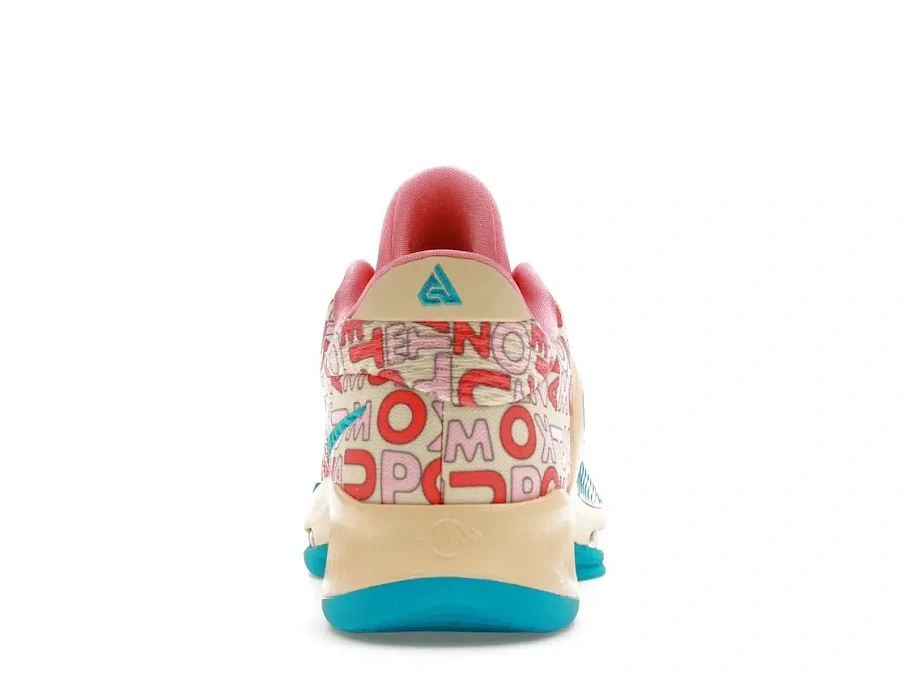 Фото № 4 с приближением к товару «‎Nike Zoom Freak 4 Letter Bros Vanilla Lightning»
