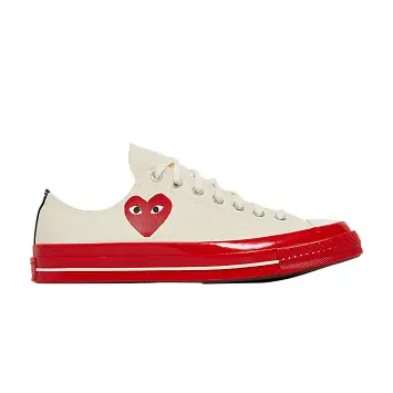 Comme des Garçons Play x Converse Chuck 70 Low Pristine Red - 1