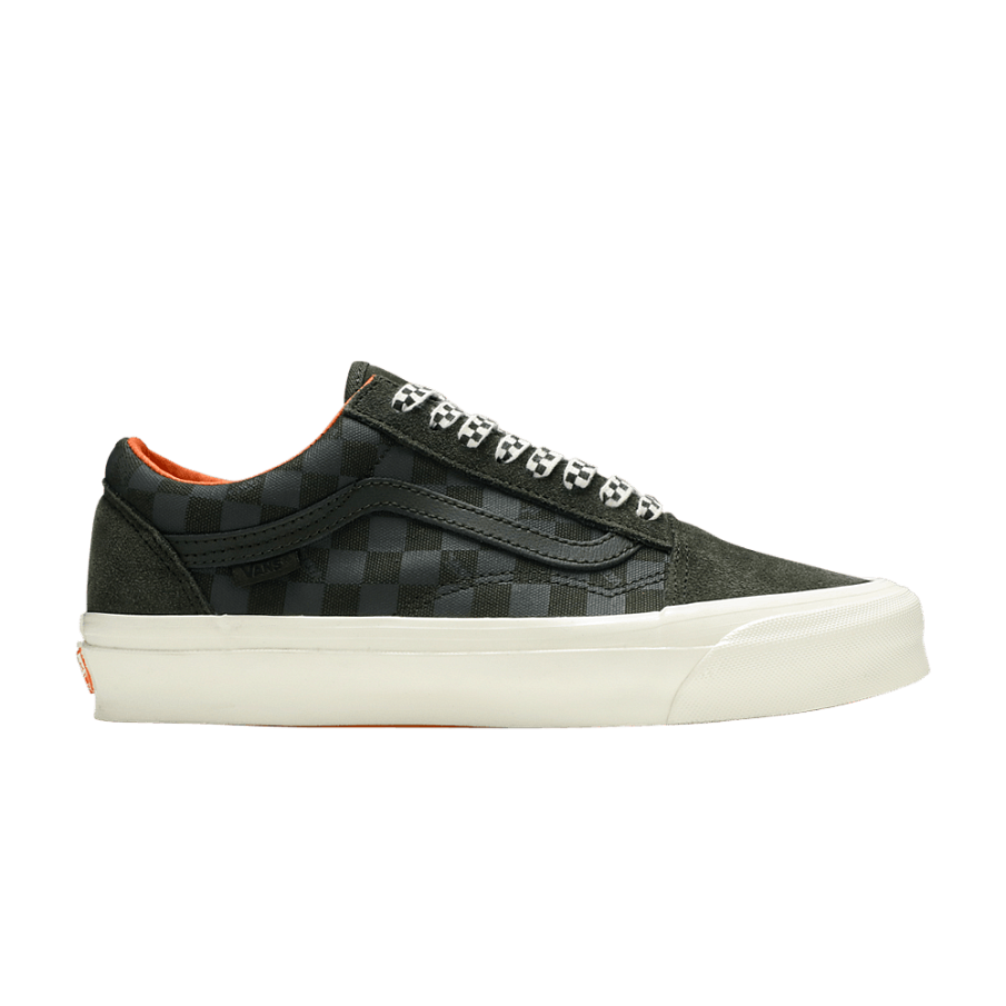 Фото № 1 с приближением к товару «‎Porter-Yoshida & Co. x Vans OG Old Skool LX Green Floral Checkerboard»