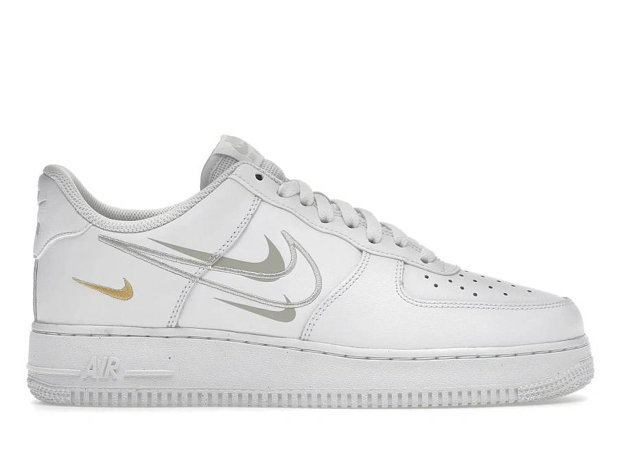 Фото № 1 с приближением к товару «‎Nike Air Force 1 Low Multi-Swoosh White Yellow»