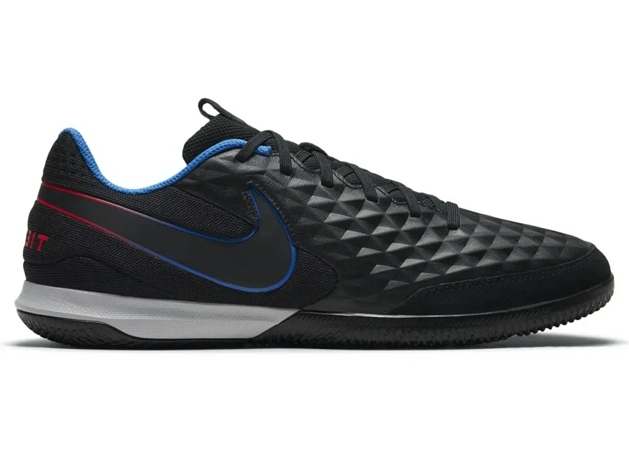 Фото № 1 с приближением к товару «‎Nike Tiempo Legend 8 Academy IC Black Siren Red Photo Blue»