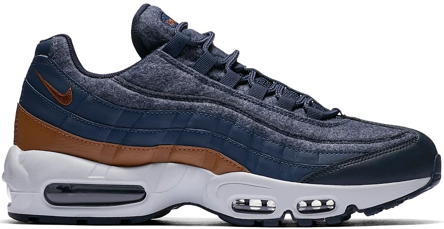 Фото № 1 с приближением к товару «‎Nike Air Max 95 Wool Thunder Blue»