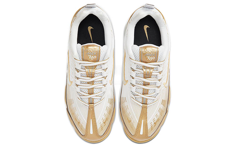 Фото № 4 с приближением к товару «‎Nike Wmns Air VaporMax 360 'White Metallic Gold'»