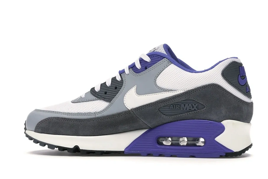 Фото № 5 с приближением к товару «‎Nike Air Max 90 White Grey Violet»