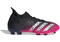 Фото № 1 с приближением к товару «‎adidas Predator Freak 1 FG J Demonskin Black Shock Pink»
