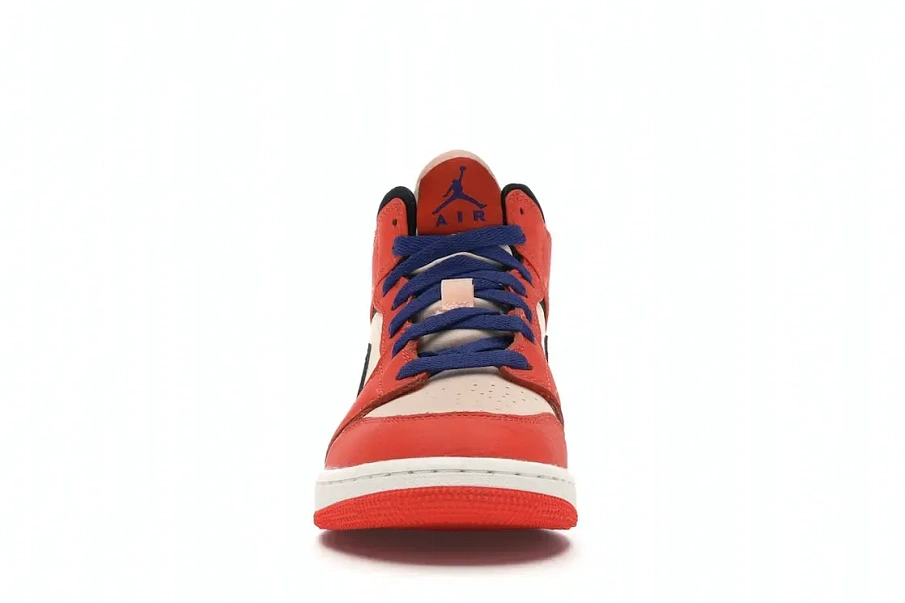 Фото № 2 с приближением к товару «‎Jordan 1 Mid Team Orange Black »