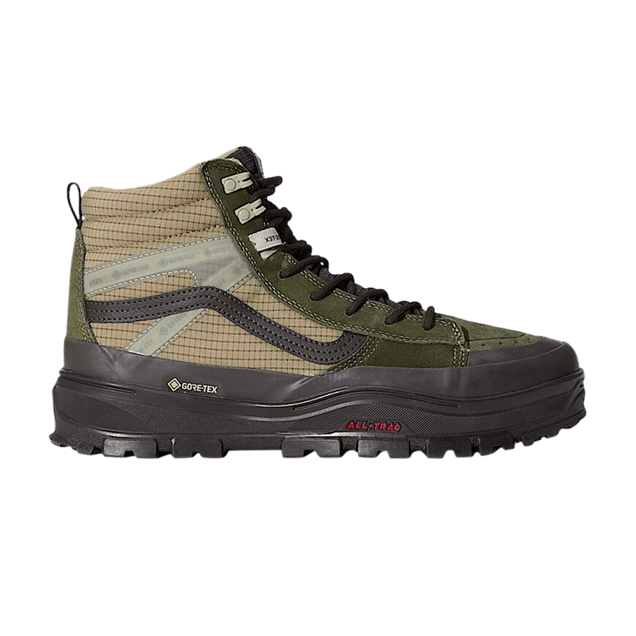 Фото № 1 с приближением к товару «‎Vans Sk8-Hi GORE-TEX MTE Dark Green Brown»