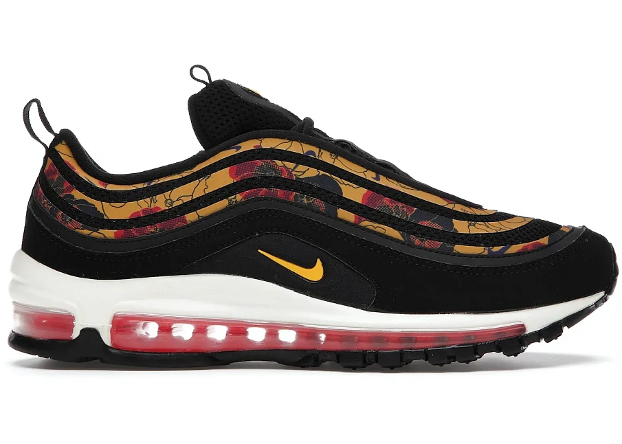 Фото № 1 с приближением к товару «‎Nike Air Max 97 Floral Black »
