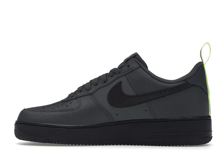 Фото № 5 с приближением к товару «‎Nike Air Force 1 Low 07 Iron Grey Volt Black»