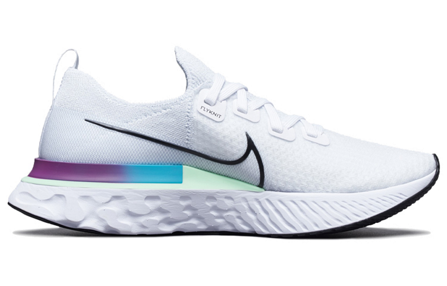 Фото № 2 с приближением к товару «‎Nike React Infinity Run Flyknit Running Shoes White Vapor Green»