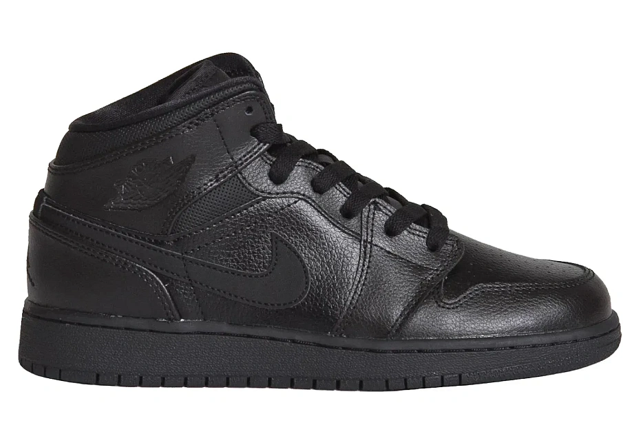 Фото № 1 с приближением к товару «‎Jordan 1 Mid Triple Black (2015) »