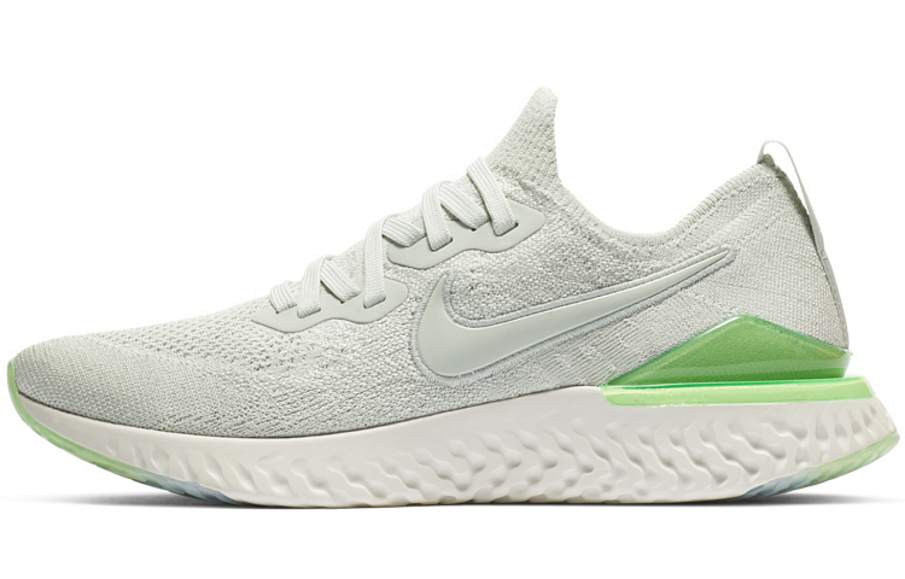 Фото № 1 с приближением к товару «‎Nike Epic React Flyknit 2 Light Silver Lime Blast (W)»