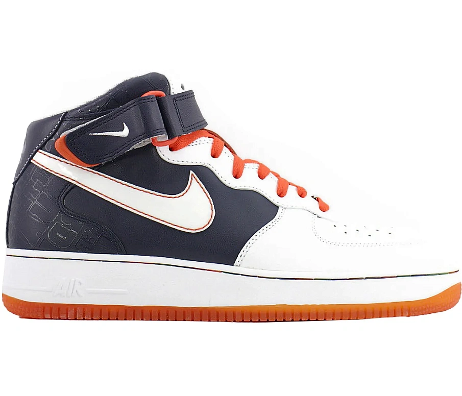 Фото № 1 с приближением к товару «‎Nike Air Force 1 Mid 07 Orange Blaze»