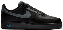 Фото № 1 с приближением к товару «‎Nike Air Force 1 Low Black Blue Fury Cool Grey»