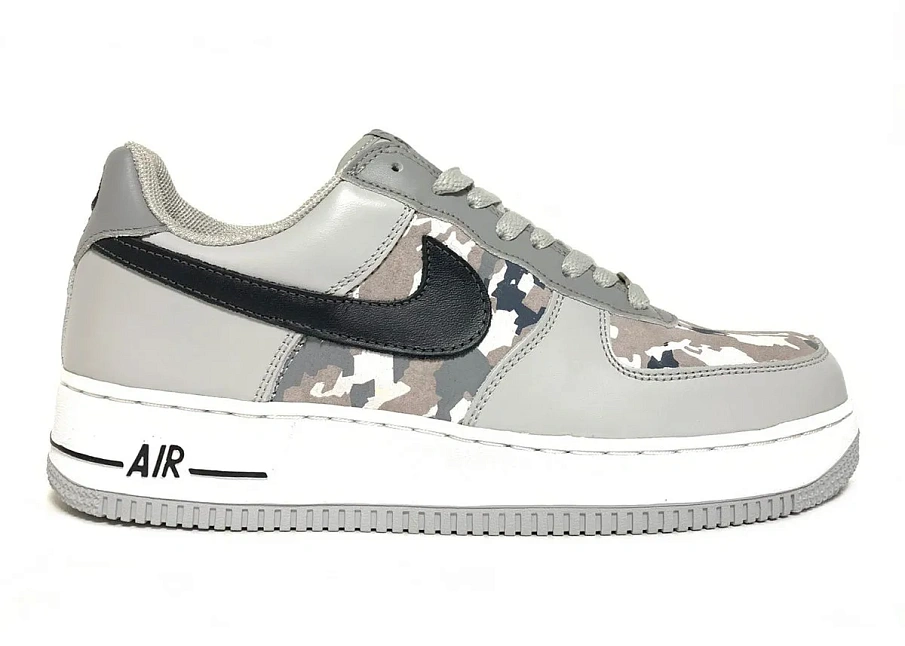 Фото № 1 с приближением к товару «‎Nike Air Force 1 Low Premium Grey Camo»