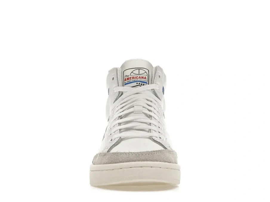 Фото № 2 с приближением к товару «‎adidas Americana Hi Cloud White Glory Blue»