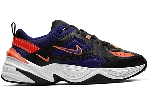 Nike M2K Tekno Black Deep Royal Blue Bright Crimson