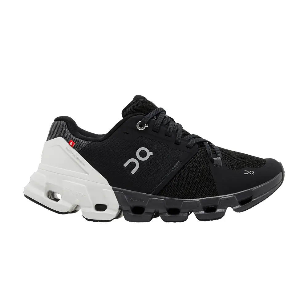 ON Women's Cloudflyer 4 Wide Black White - 1