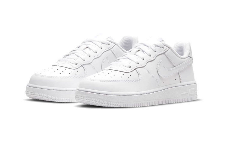 Фото № 3 с приближением к товару «‎Nike Force 1 LE PS Triple White»