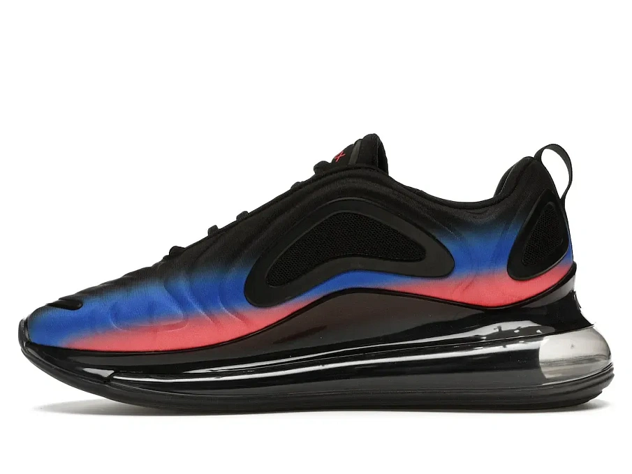 Фото № 3 с приближением к товару «‎Nike Air Max 720 Black Flash Crimson Racer Blue»