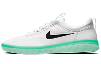 Фото № 1 с приближением к товару «‎Nike SB Nyjah Free 2 WhiteBlackGreen»