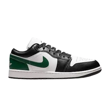 Air Jordan 1 Low Black Gorge Green Summit White - 1