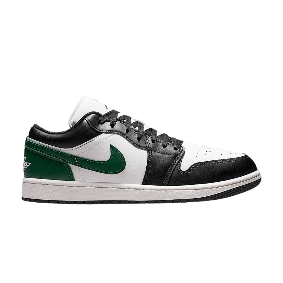 Фото № 1 с приближением к товару «‎Air Jordan 1 Low Black Gorge Green Summit White»