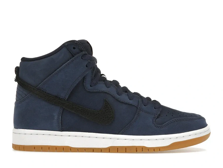 Фото № 1 с приближением к товару «‎Nike SB Dunk High Orange Label Midnight Navy»
