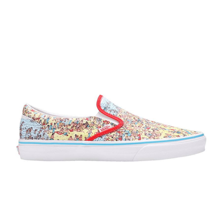Фото № 1 с приближением к товару «‎Vans Wheres Waldo? x Classic Slip-On Find Steve»