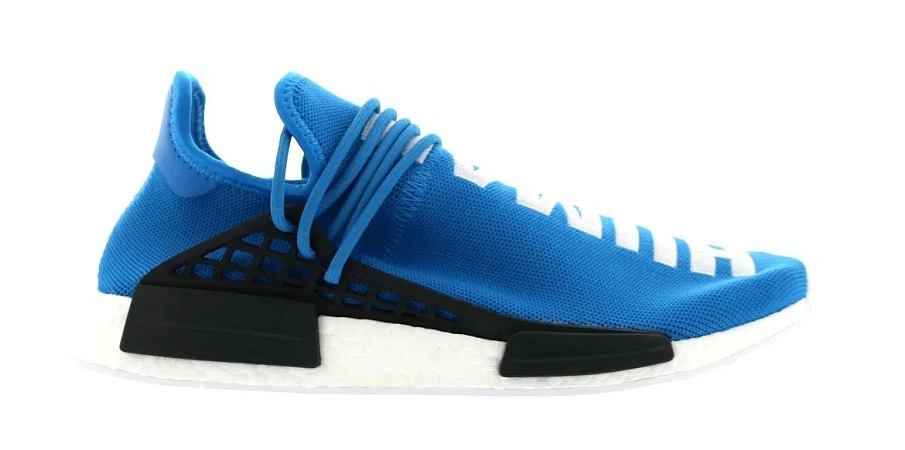 Фото № 1 с приближением к товару «‎adidas NMD HU Pharrell Human Being Sharp Blue»