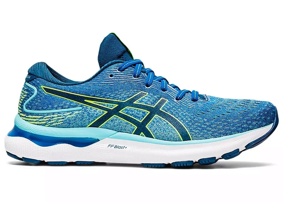 Фото № 1 с приближением к товару «‎ASICS Gel-Nimbus 24 Lake Drive Hazard Green»