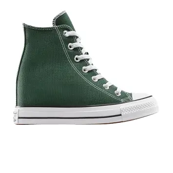 Converse Women's Chuck Taylor All Star Wedge Platform High Green Envy - 1