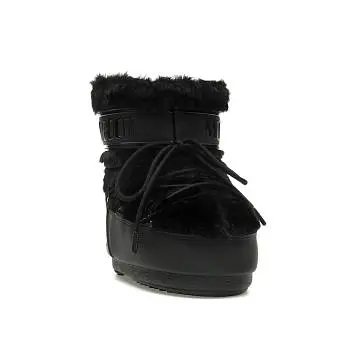 Moon Boot Icon Faux-Fur Low Boot Black - 2