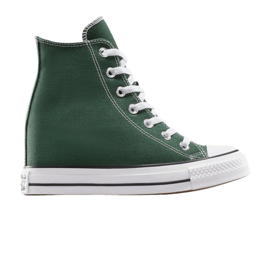 Фото № 1 с приближением к товару «‎Converse Women's Chuck Taylor All Star Wedge Platform High Green Envy»