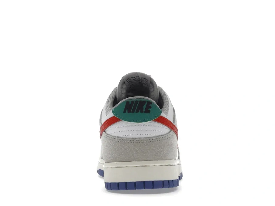 Фото № 4 с приближением к товару «‎Nike Dunk Low Light Iron Ore Red Blue»