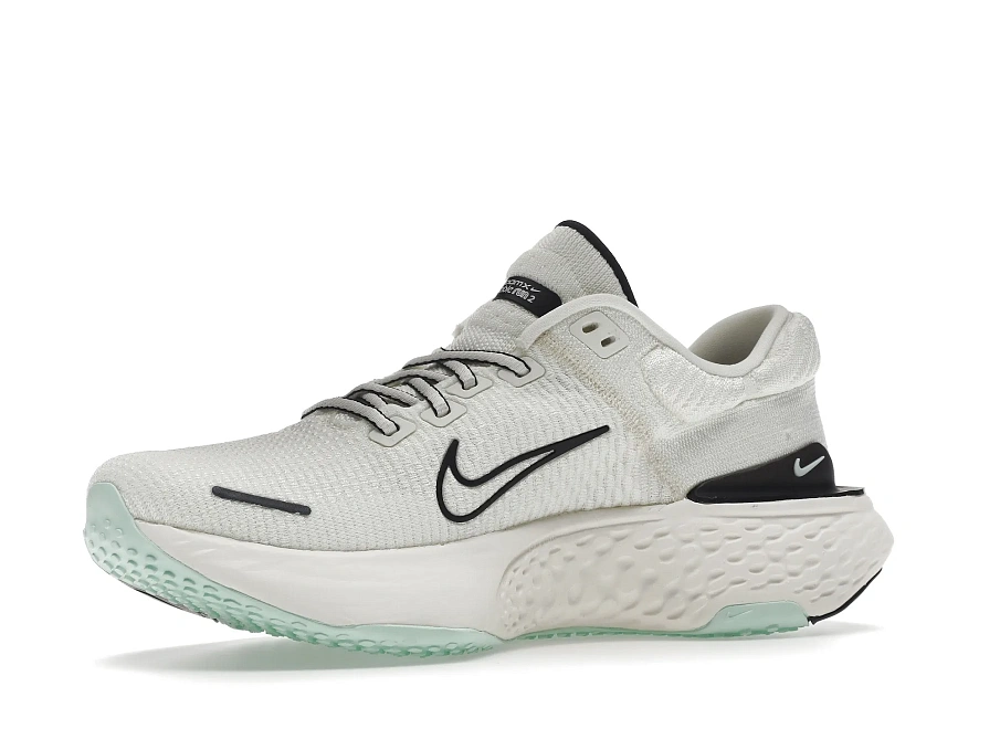 Фото № 4 с приближением к товару «‎Nike ZoomX Invincible Run Flyknit 2 Sail Black Mint Foam»