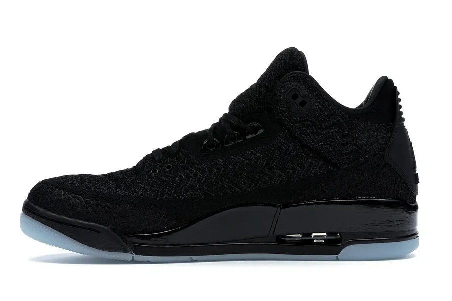 Фото № 3 с приближением к товару «‎Jordan 3 Retro Flyknit Black»