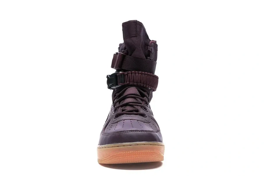 Фото № 2 с приближением к товару «‎Nike SF Air Force 1 High Deep Burgundy»