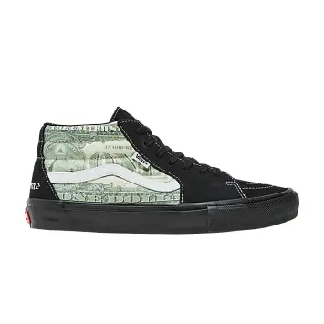 Supreme x Vans Skate Grosso Mid Dollar Bill - Black - 1