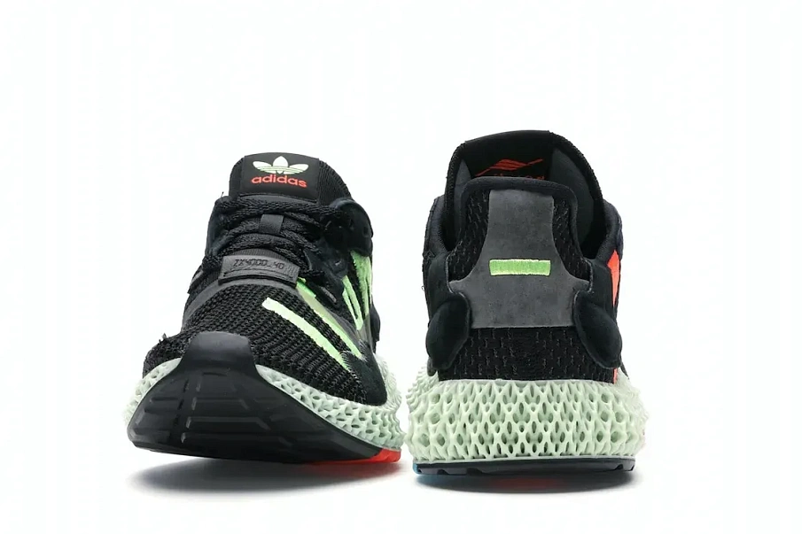 Фото № 4 с приближением к товару «‎adidas ZX 4000 4D I Want I Can Black»
