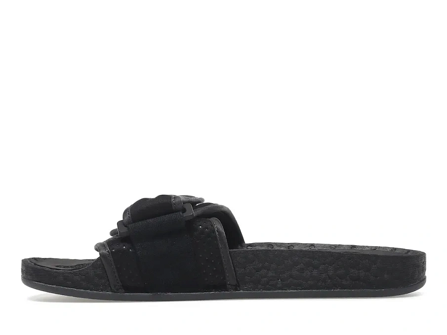 Фото № 3 с приближением к товару «‎adidas Chancletas HU Pharrell Core Black»